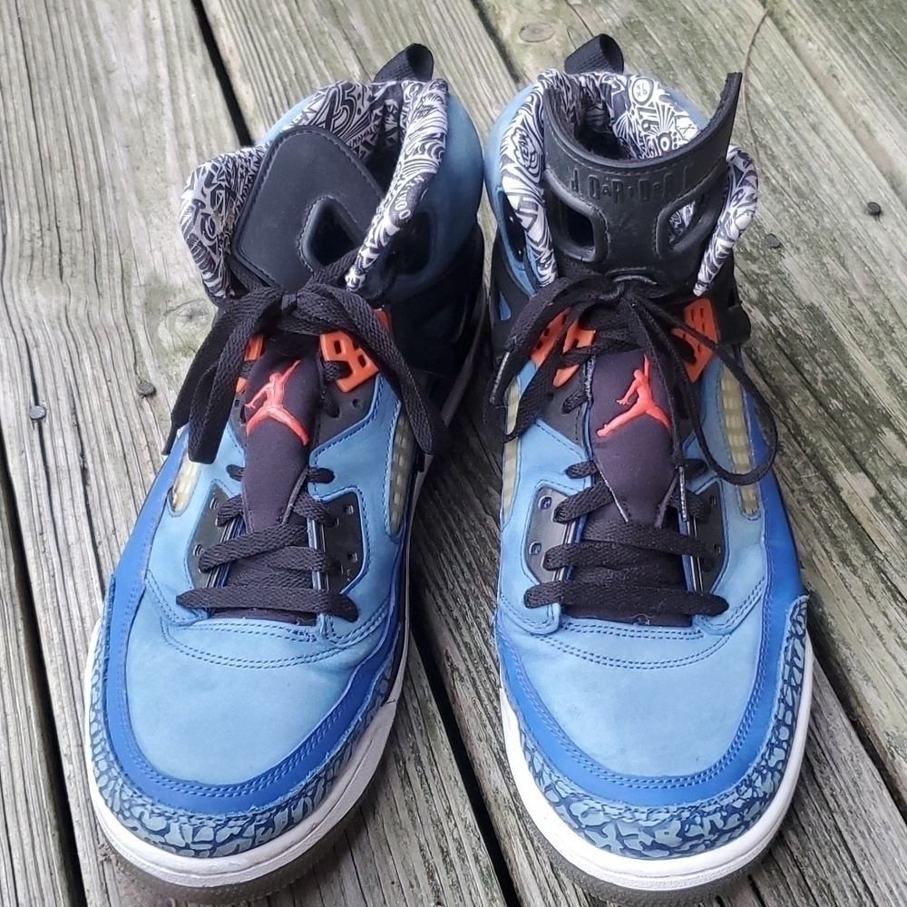 Jordon Spizike Knicks 14 Spike Lee hybrid Air Jordan color for New York Knicks